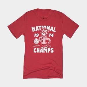 NC State 1974 National Champs Tee